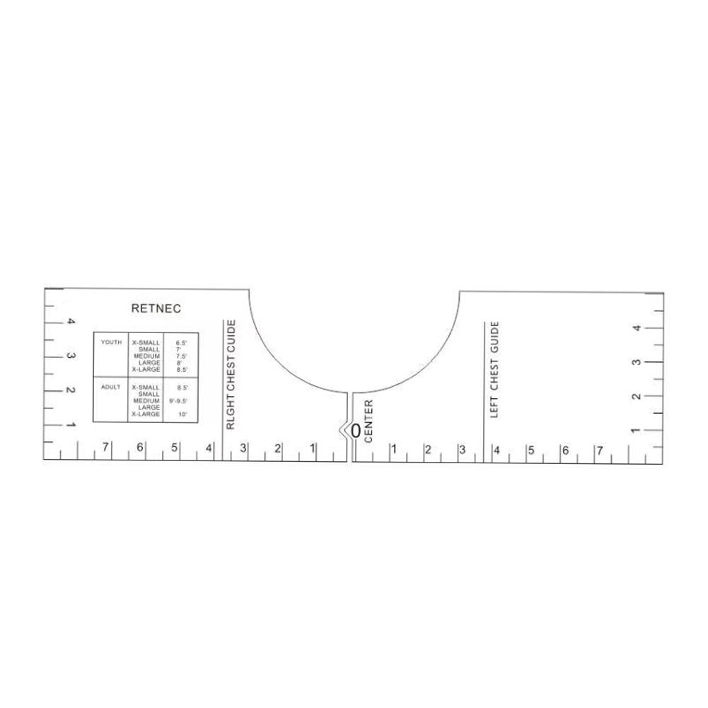 T-Shirt Ruler Guide Vinyl T-Shirt Ruler Guide Sublimation Designs On T Shirt Vinyl Rulers Guide Size Chart T-Shirts Ruler H: style 2