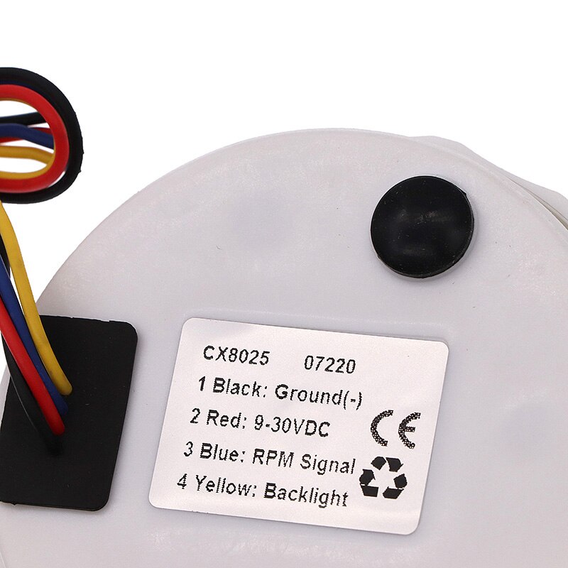 Velocímetro Digital para coche, odómetro de velocidad de bisel de acero inoxidable, impermeable, sin Antena GPS, apto para barco, 85MM