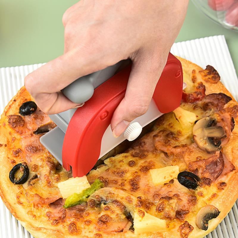 Nowa kuchnia Pizza ze stali nierdzewnej jednokołowy narzędzia robić cięcia gospodarstwa domowego nóż robić pizzy akcesoria robić ciast koło robić ciastek waflowych
