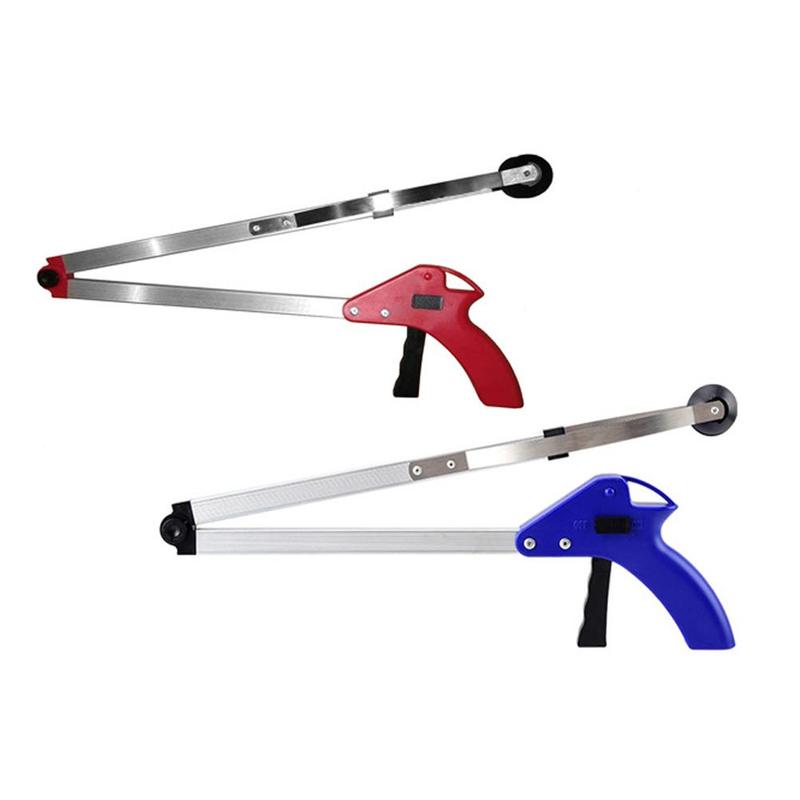 Durable Folding Garbage Picker Trash Can Grabber Up Waste Leaves Garden For Pick Household tools 1pc