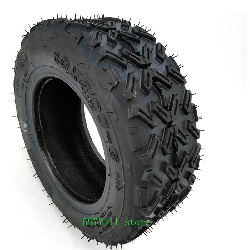 Wysokiej jakości 10x4.00-6 opona bezdętkowa skuter elektryczny skuter 10 cal kart ATV IV 10x4. W wieku 0-6 opona terenowa