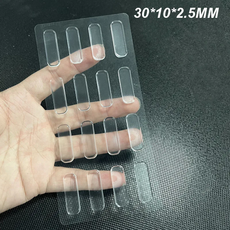 Selbstklebender Türstopper, transparente Gummi-Möbelpolster, mehrere Spezifikationen, Dämpfer, Puffer, Schrankstoßstangen, Silikonschutz: Kaffee