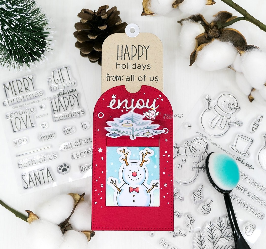 Piggy Craft metal cutting dies cut die mold Slider tag card Scrapbook paper craft knife mould blade punch stencils dies