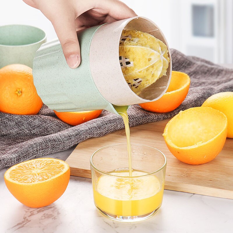 Handleiding Fruit Juicer Voor Oranje Citruspers 100% Originele Sap Kind Gezond Leven Draagbare Juicer Keuken Gadget
