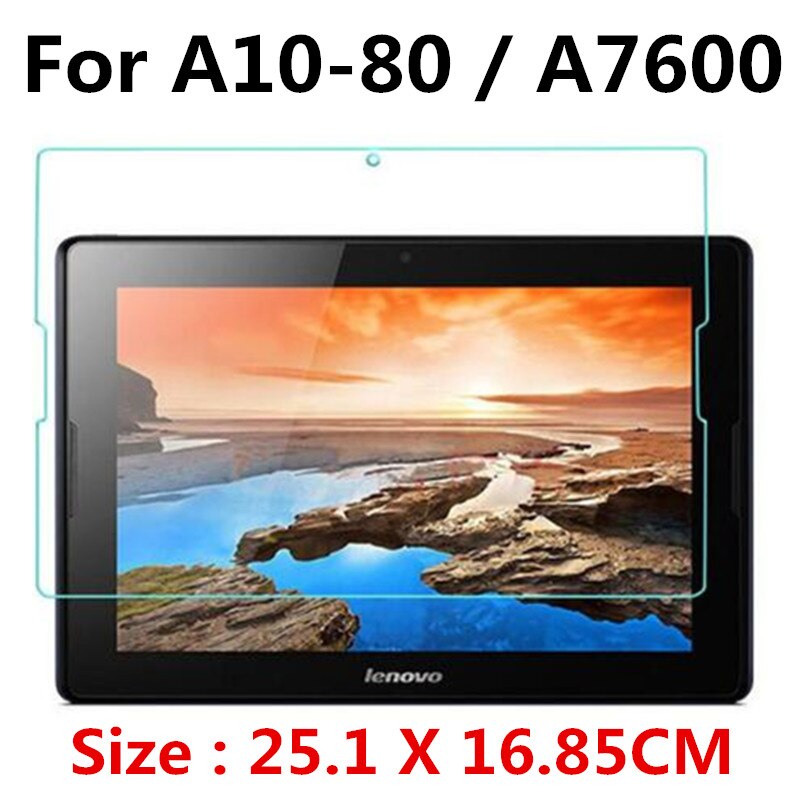 Tempered Glass For Lenovo Tab 2 A10-70 A10-70F A10-70L A10-30 A10-30F X30F A10-80 A7600 10.1 Tablet Screen Protector Film: For A10-80