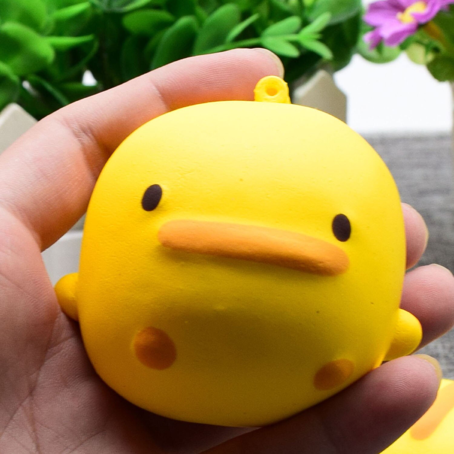 Besegad Soft Squishies Cute Kawaii Imitation Flamingo Toy Pink Squishi Animal Squshy Gadget Slow Rising Relieves Stress Anxiety: Duck