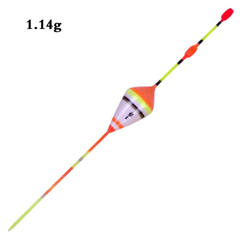 1 stk fiskeflåd blandet størrelse flyder bøje flyder bobber fiskegrej tilbehør let pind flyder svinger til fiskeri: H