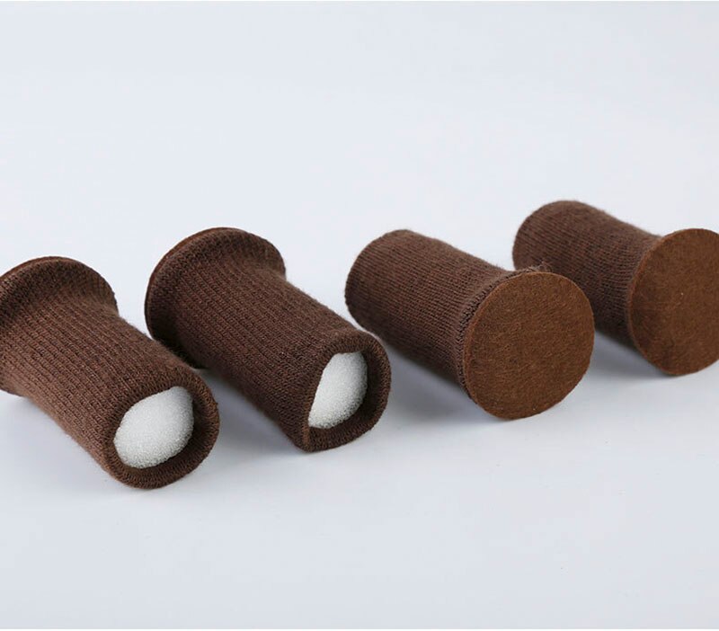 16/8/4 pièces meubles roulettes tasses couvre protecteur chaussettes tampons Polyester Table chaise jambes pieds couvre 5 Types: 4pcs / Type 5