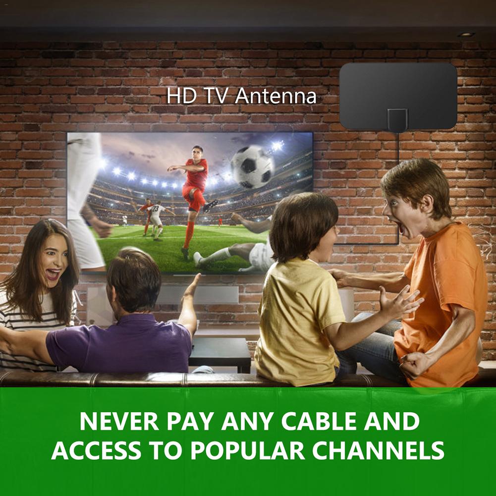 980 Miles HD TV Antennas Indoor Mini HD Digital TV Antenna