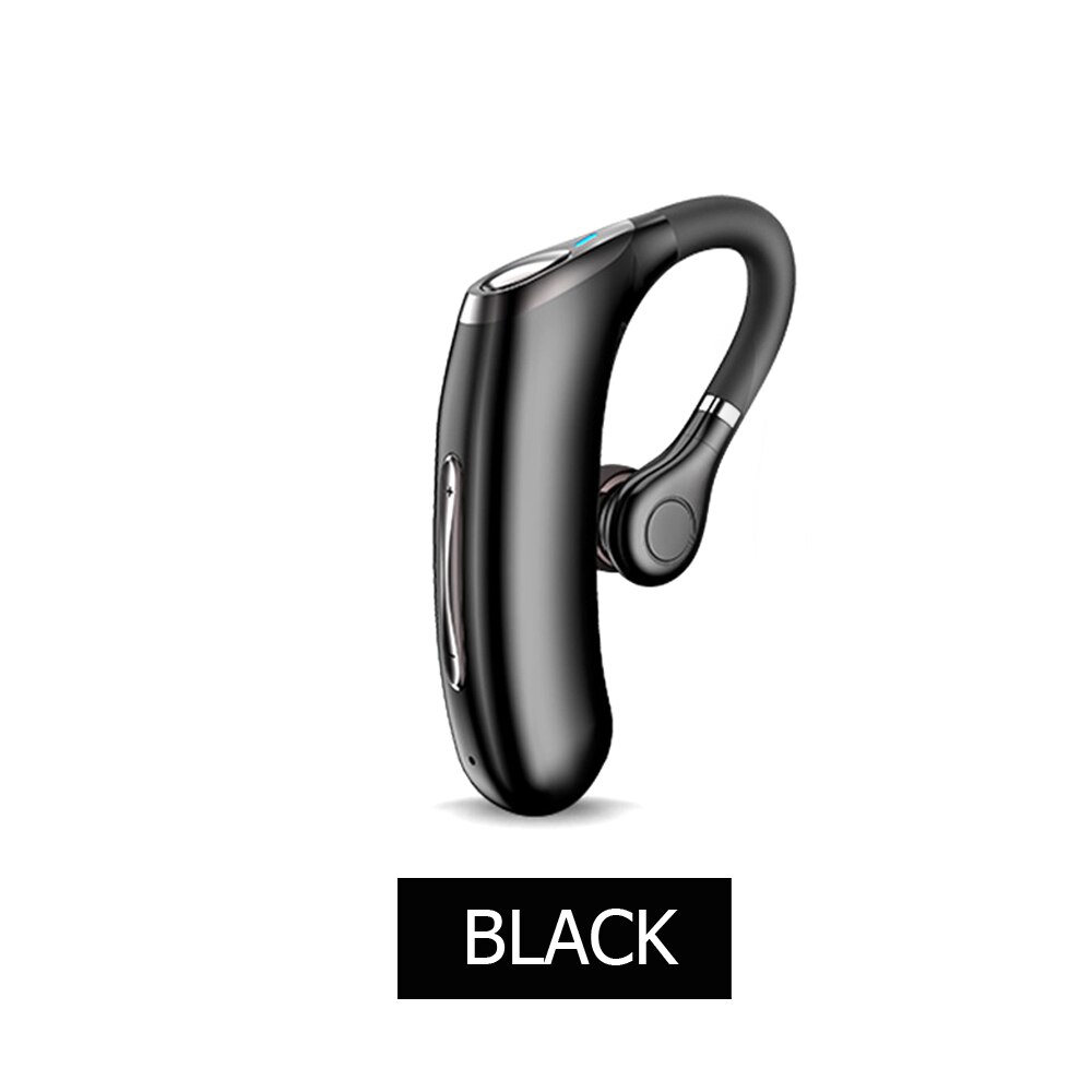 M50 Handsfree Wireless Bluetooth Earphones Noise Headphone Business Headset with Mic for Driver Sport Smartphones: Black