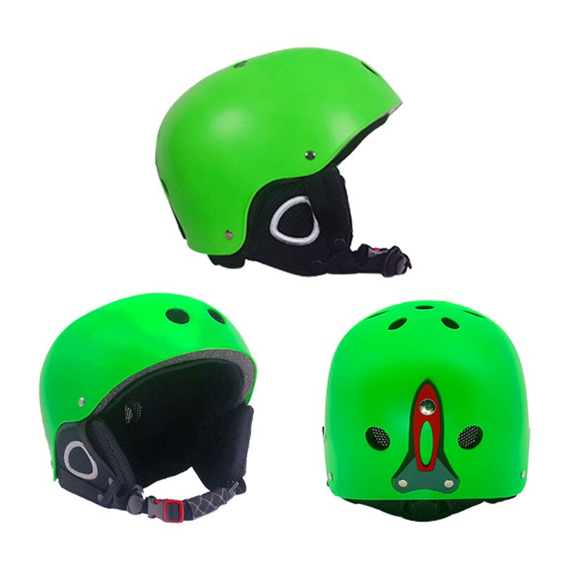 Kids Adults Ski Helmet Ultralight Skiing Helmets Bicycle Riding Skateboard Snowboard Snow Helmet Outdoor Sports Skiing Equipment: Green / S-50-53cm