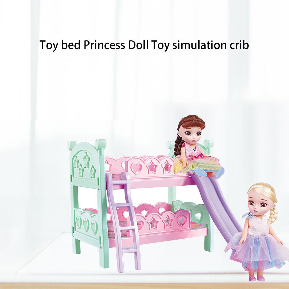 Kinderen Meisjes Speelhuis Speelgoed Bed Prinses Pop Speelgoed Shaker Hangmat Simulatie Wieg Prinses Pop Bed Rol Spelen In Voorraad