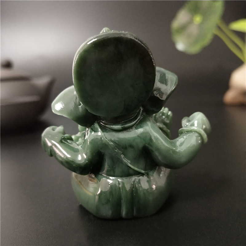 lord ganesha statue buddha elefant gud skulpturer figurer håndlaget håndverk hjem hage blomsterpotte buddha dekorasjon statuer