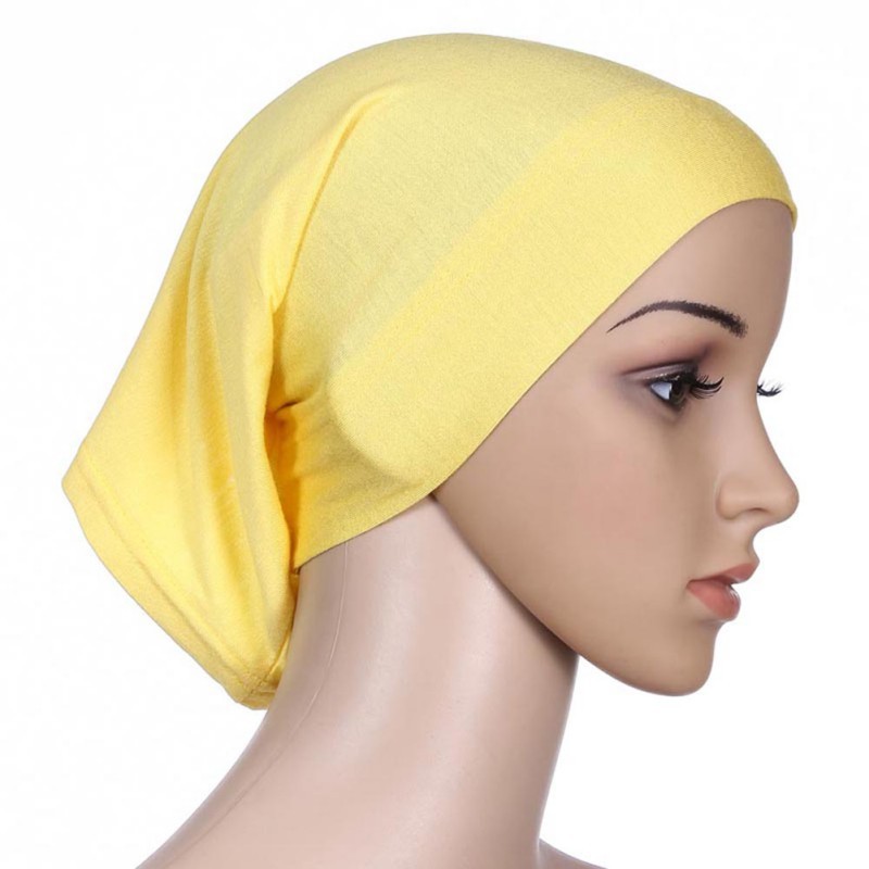 sous écharpe Hijab Tube Bonnet/casquette/os islamique femmes couvre-chef diverses couleurs: Y