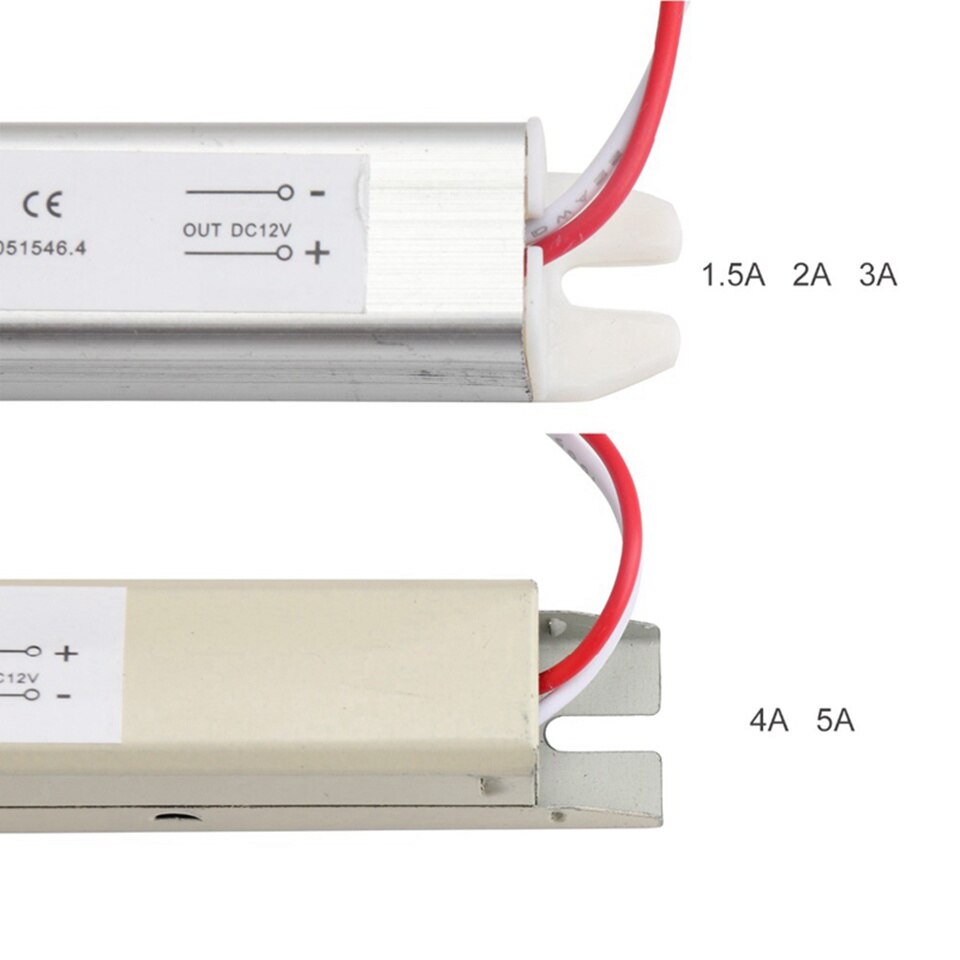 12V LED Transformator Voeding Switch Adapter AC 110 V-220 V 1.5A 3A 5A LED Driver Ultra dunne Voeding voor Led Strip Verlichting