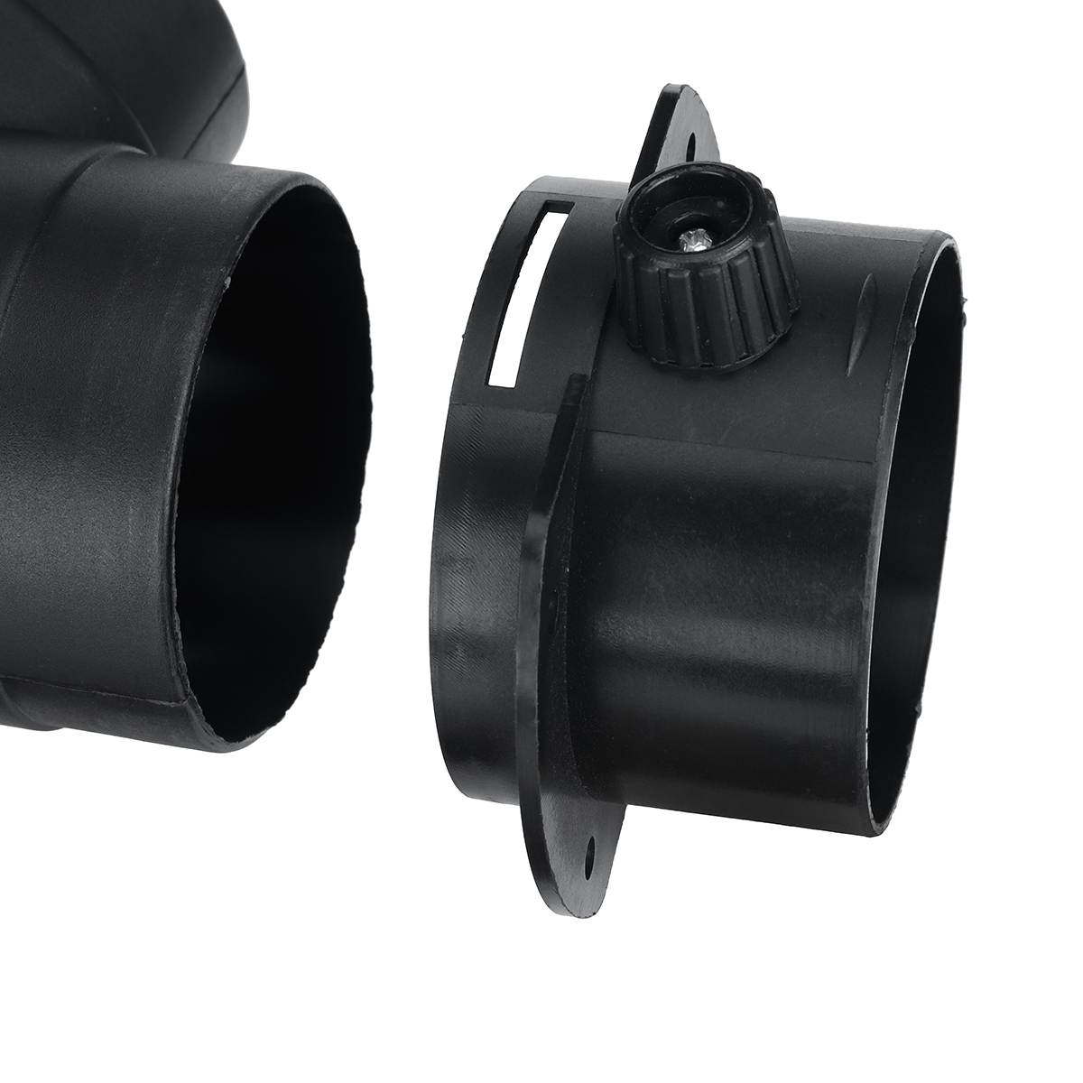 75mm Diesel Parking Heater Warm Air Vent Y Piece Exhaust Connector w/Regulating Valve For Car Heater Accessories