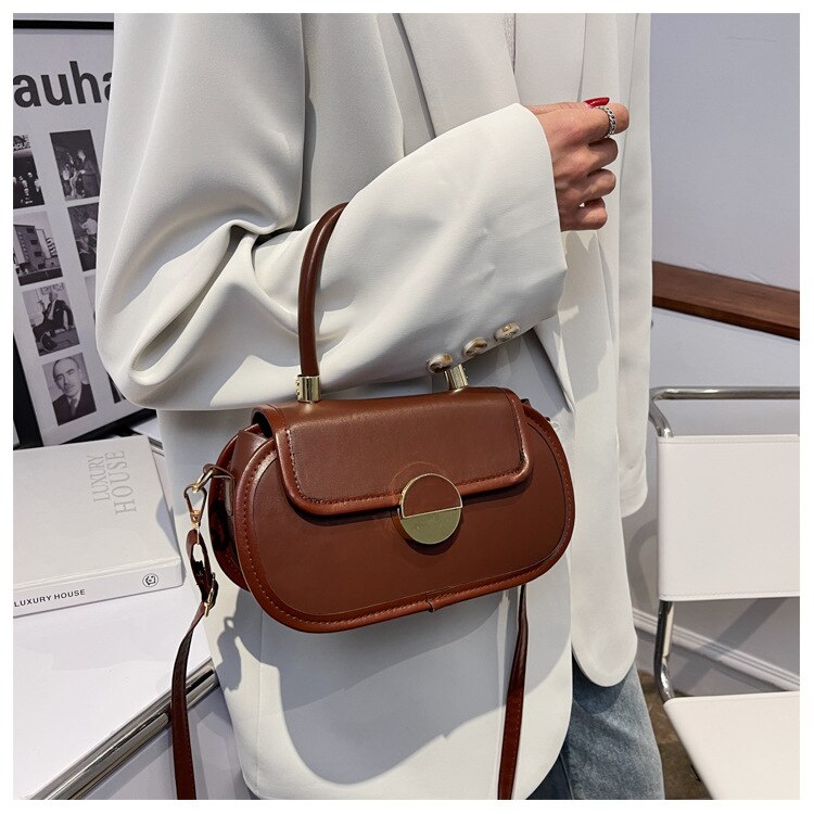 Merk schoudertas voor dames stijlvolle crossbodytassen pu-leren handtassen mini dames pures dames messenger bag  b289: 4