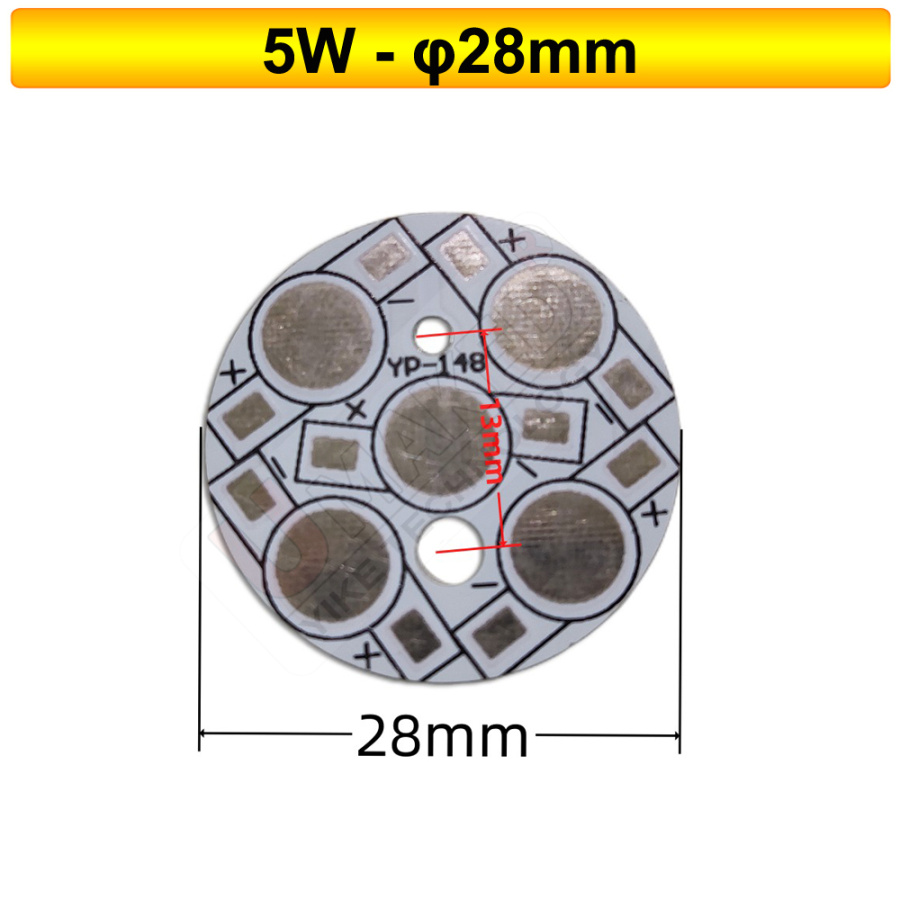 Placa de seguimiento de luz LED, base de placa de aluminio, placa PCB LED para chip led de alta potencia, 1W, 3W, 5W, 7W, 9W, 12W, 15W, 18W, 21W, 24W, 30W: RGB