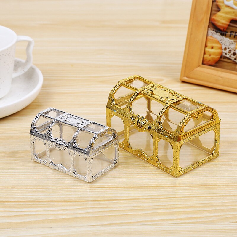 Coffre au trésor pour bonbonnière, coffret décoratif en chocolat, fournitures pour de mariage 11