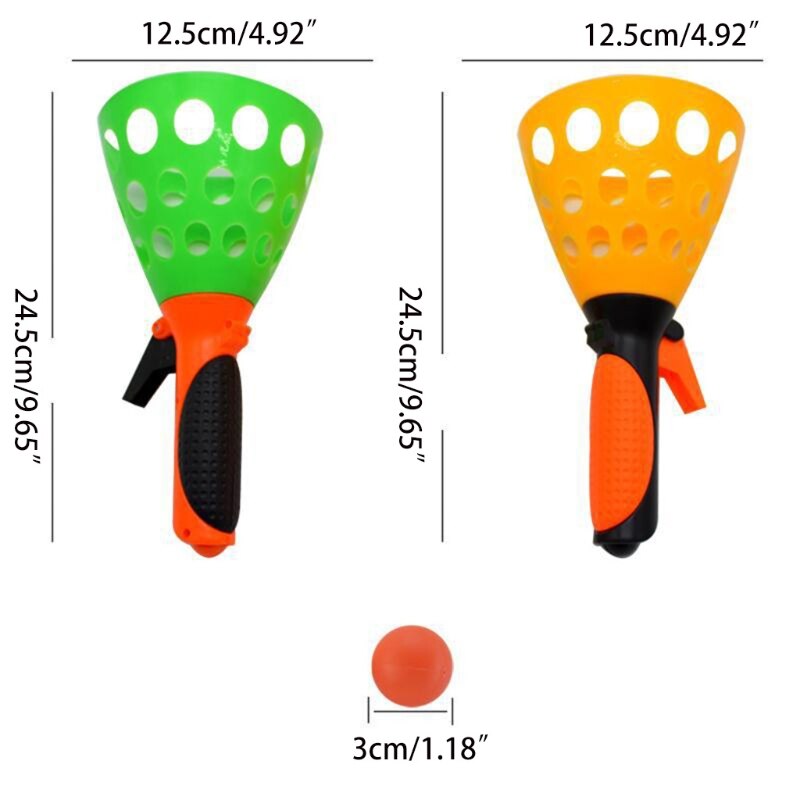 Mini Click &amp; Catch Set for Kids with 2 Rackets Children Outdoor Indoor Sports
