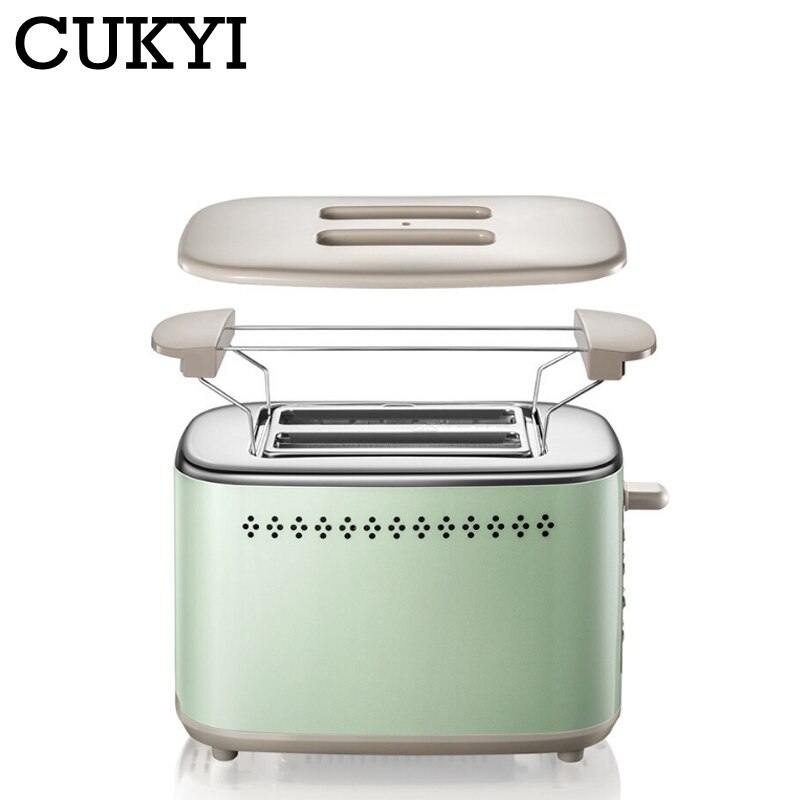 CUKYI 730W Small Bread Toaster Automatic fast heating machine Breakfast Sandwich baking 220V Household appliance