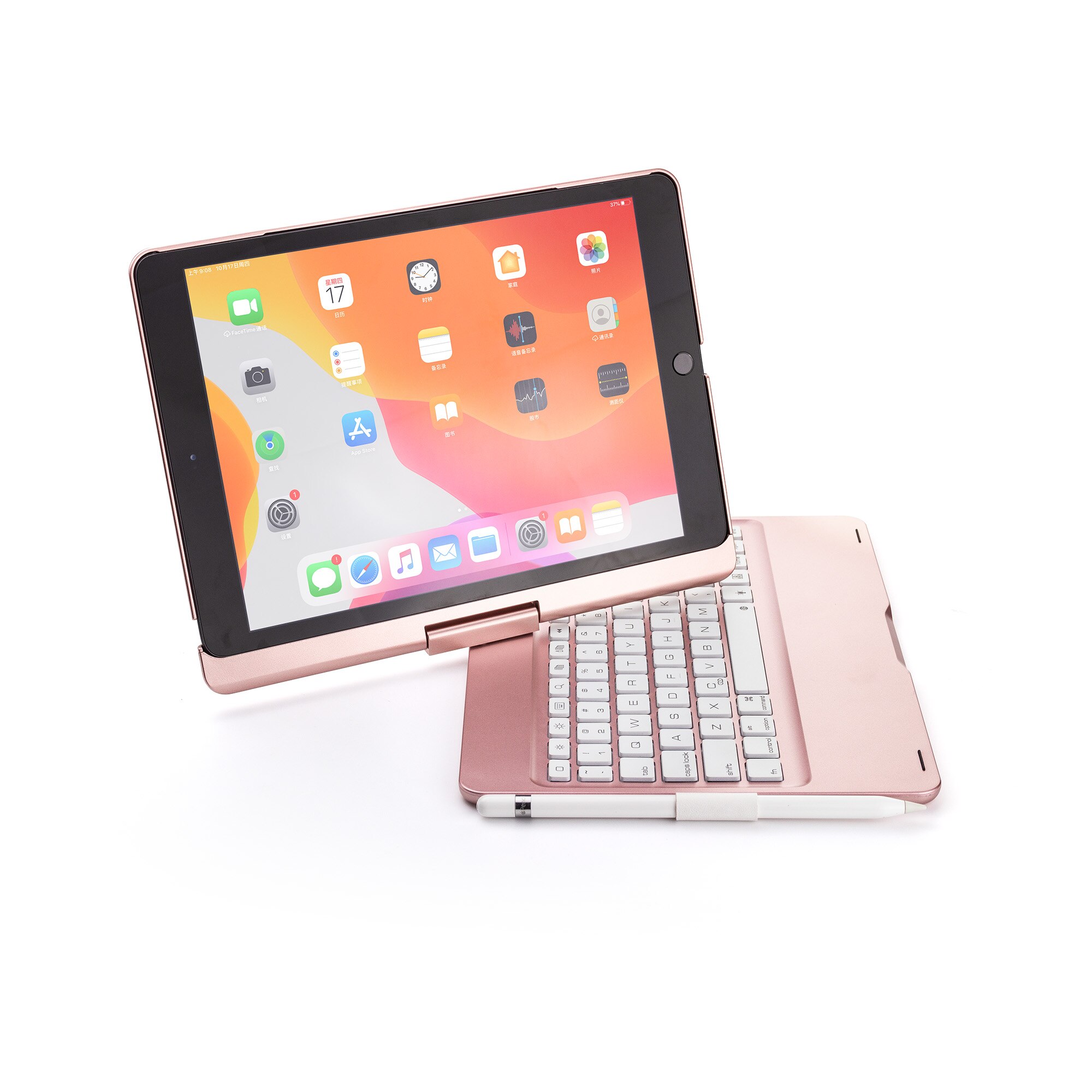 Draadloze Bluetooth Toetsenbord Cover Voor Ipad Pro11&#39;&#39; Ipad Pro11&#39;&#39; Ultra Dunne Licht-Emitting 360 Draaien Ultra Dunne Toetsenbord case