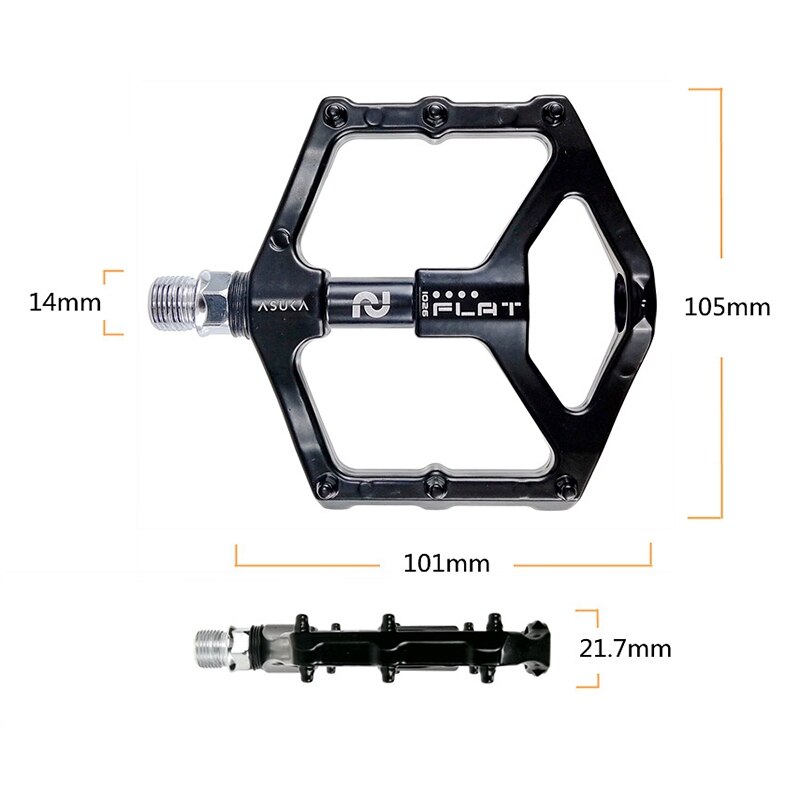 Shanmashi 1 Paar Vaste Mtb Bmx Fiets Pedalen Voetsteunen Outdoor Riding Sport Duurzaam Pedaal Dhcrank Mtb Racefiets Fietsen pedaal