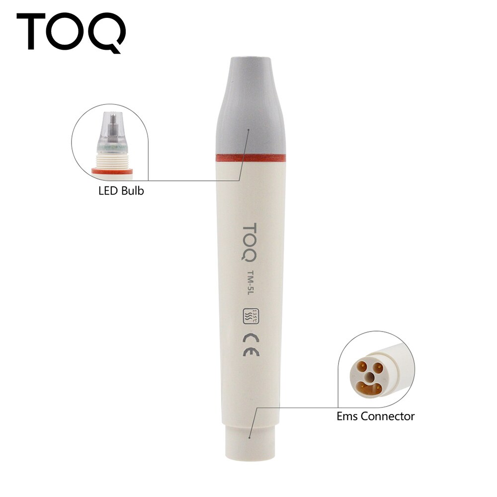 Escalador ultrasónico Dental pieza de mano WOODPECKER escalador piezoeléctrico desmontable pieza de mano ultrasónica Piezon Scaling Fit EMS: TM-5L(LED)
