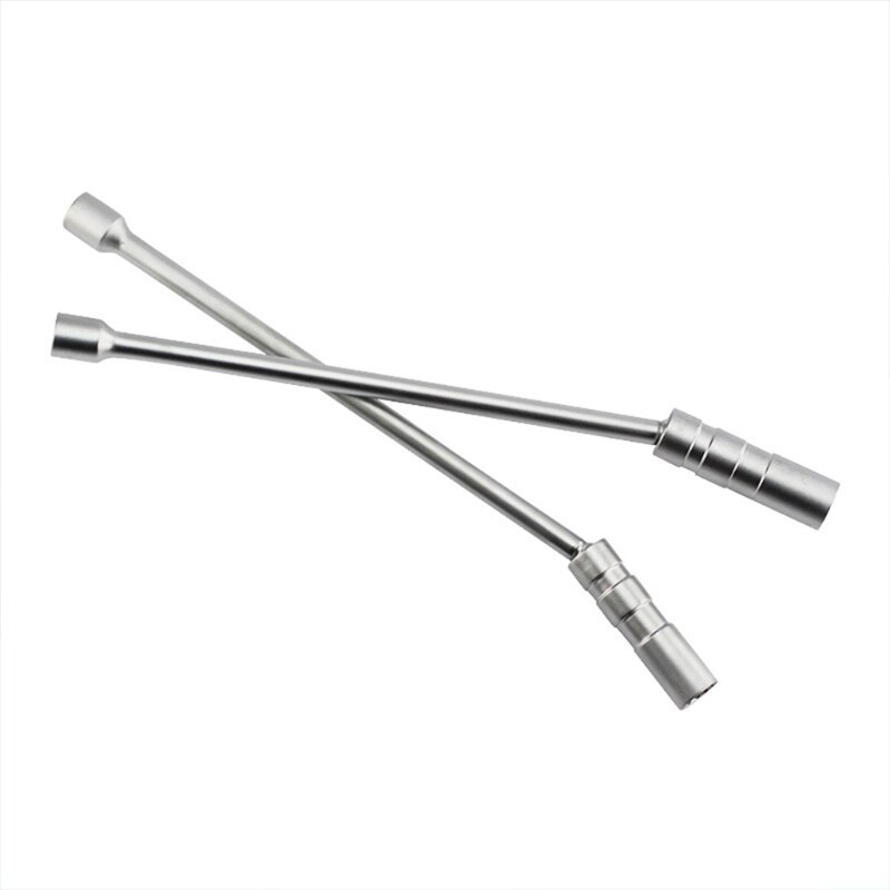 Swivel Magnetic Thin Wall Long Spark Plug Socket Universal Joint Extension Flexible Socket Wrench Removal Tool 14/16mm