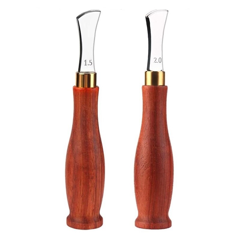 Leather Creasing Machine Edge Creasing Stainless Steel Tool Leather Embossing Work Tool Leather Tool 1.0 / 1.5 / 2.0 mm