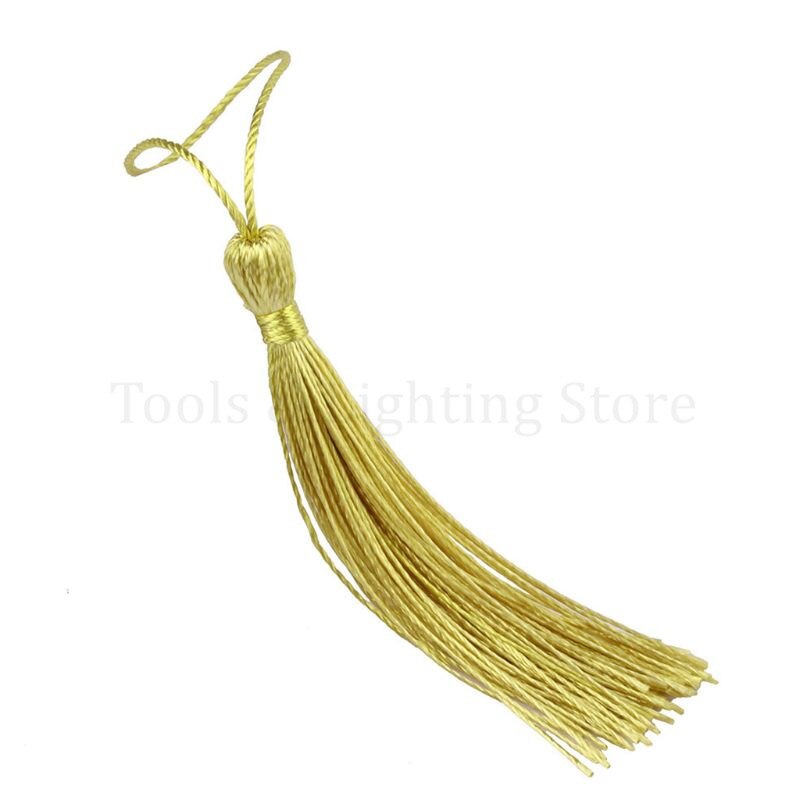 Boeddha kralen decoratie polyester kwasten met ophangring zijden naaigarnituur decoratieve sleutel kwasten voor hanger thuis: Dy
