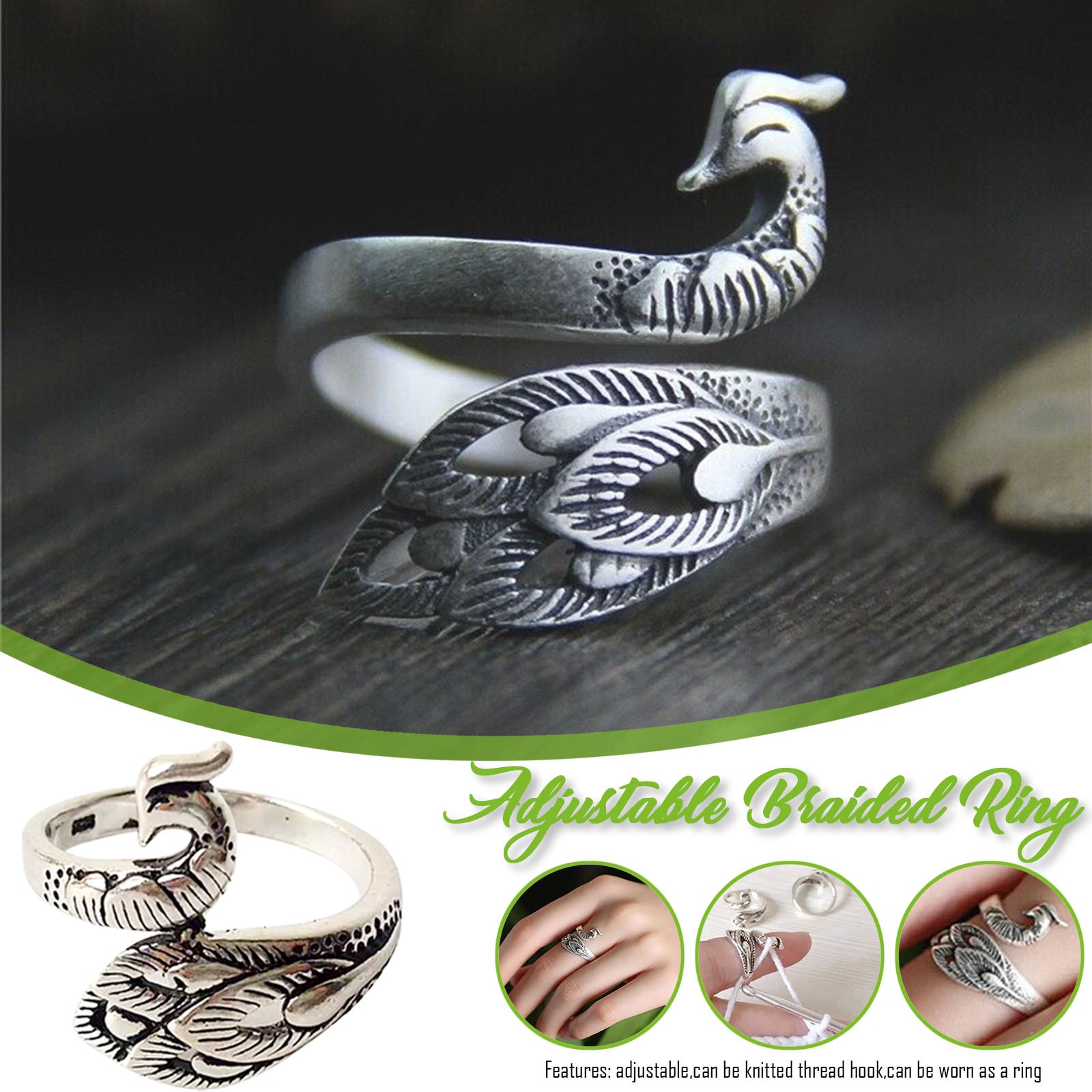 1/2/3/4/5Pcs Adjustable Knitting Loop Crochet Loop Knitting Accessories Knitting Ring Adjust Finger Wear Thimble Yarn Guides