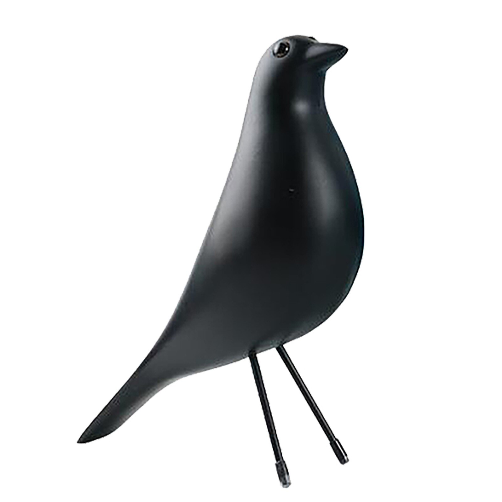 Mini Stained Vogel Glas Venster Gordijnen Acryl Muur Opknoping Vogels Decor Kamer Accessoires Scandinavische Ornamenten Decor #6: Black 