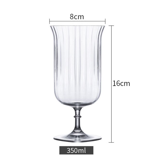 Kristallen cocktailglazen martiniglas: 350ml
