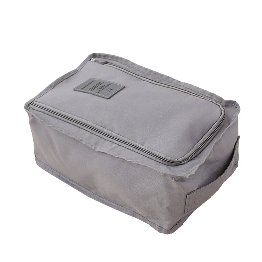 Bolsas de zapatos de viaje, almacenamiento de tela de Nylon impermeable con cremallera para hombres, mujeres y niños, bolsa de zapatos, organizadores de embalaje
