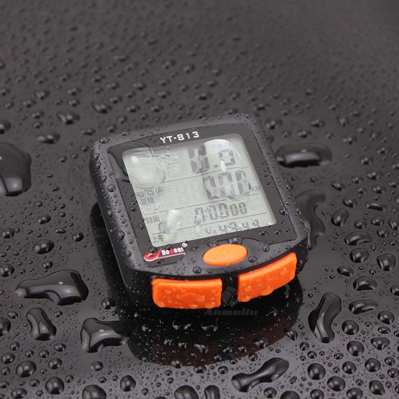 MTB Bicycle Speedometer Bike Odometer Cycling Multi Function Waterproof Bike Computer 4 Line Display With Backlight