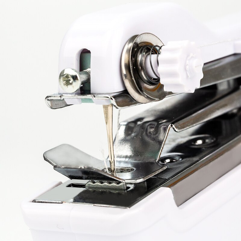 Bærbar mini hånd symaskine husstand trådløs elektrisk søm håndarbejde sæt til hurtige reparationer diy tøj søm