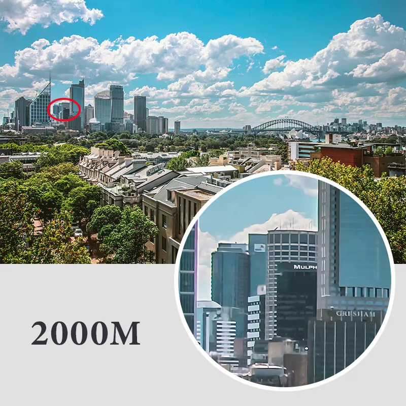 Xiaomi-prismáticos portátiles de 2000M/20000M, 40x22, gran aumento, HD, Mini tubo recto, telescopio para fotografía al aire libre, Camping