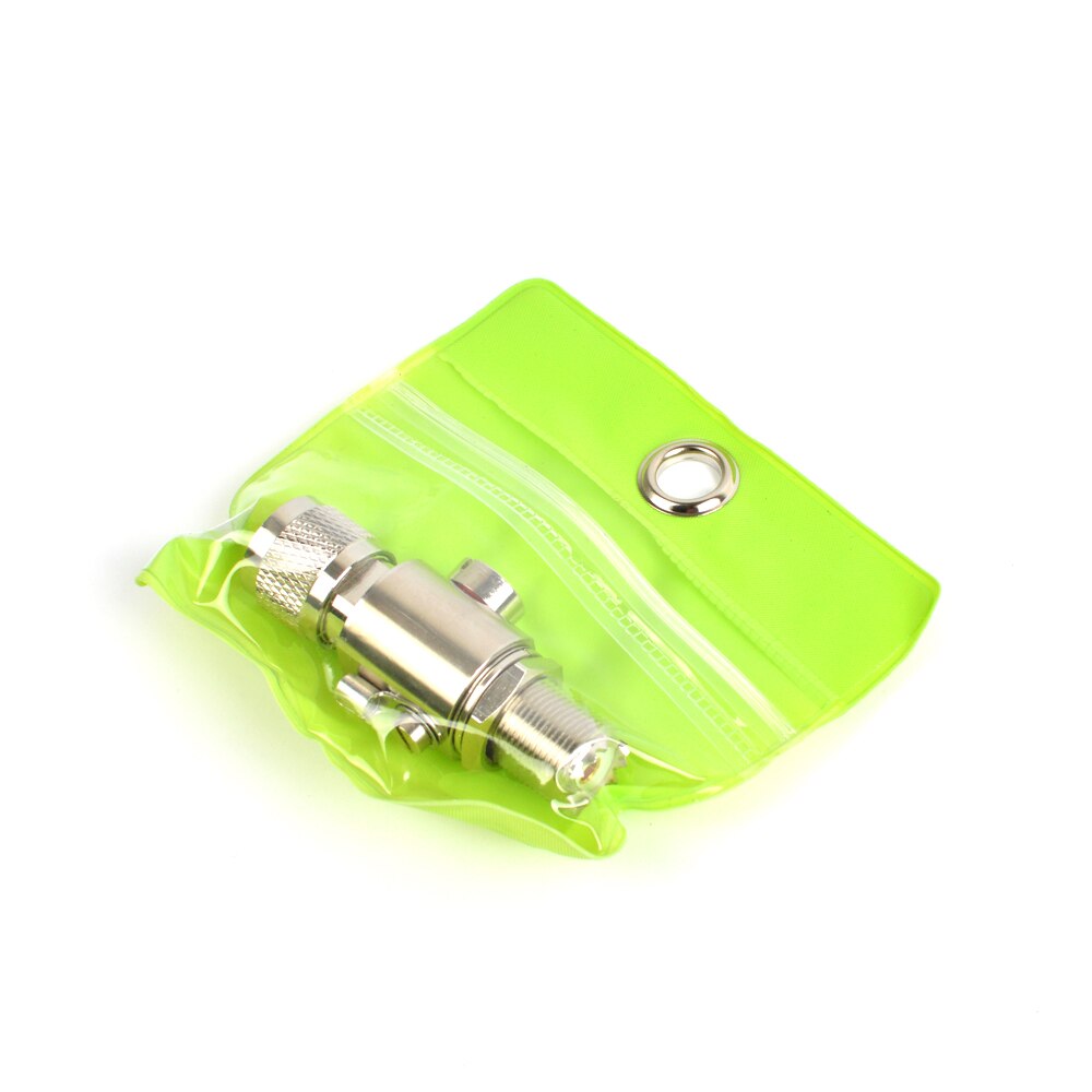 HYS UHF Coaxial Lightning Arrestor PL259 Surge Protector UHF Male PL259 to UHF Female SO239 50Ohm For CB Ham Radio Antenna