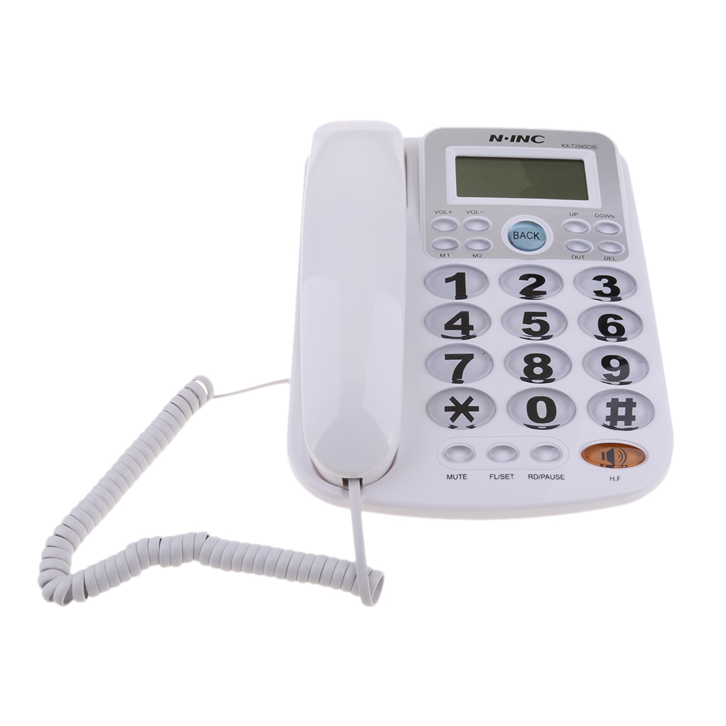 Universal Corded Landline Phone Home Office Business Desk Telephone