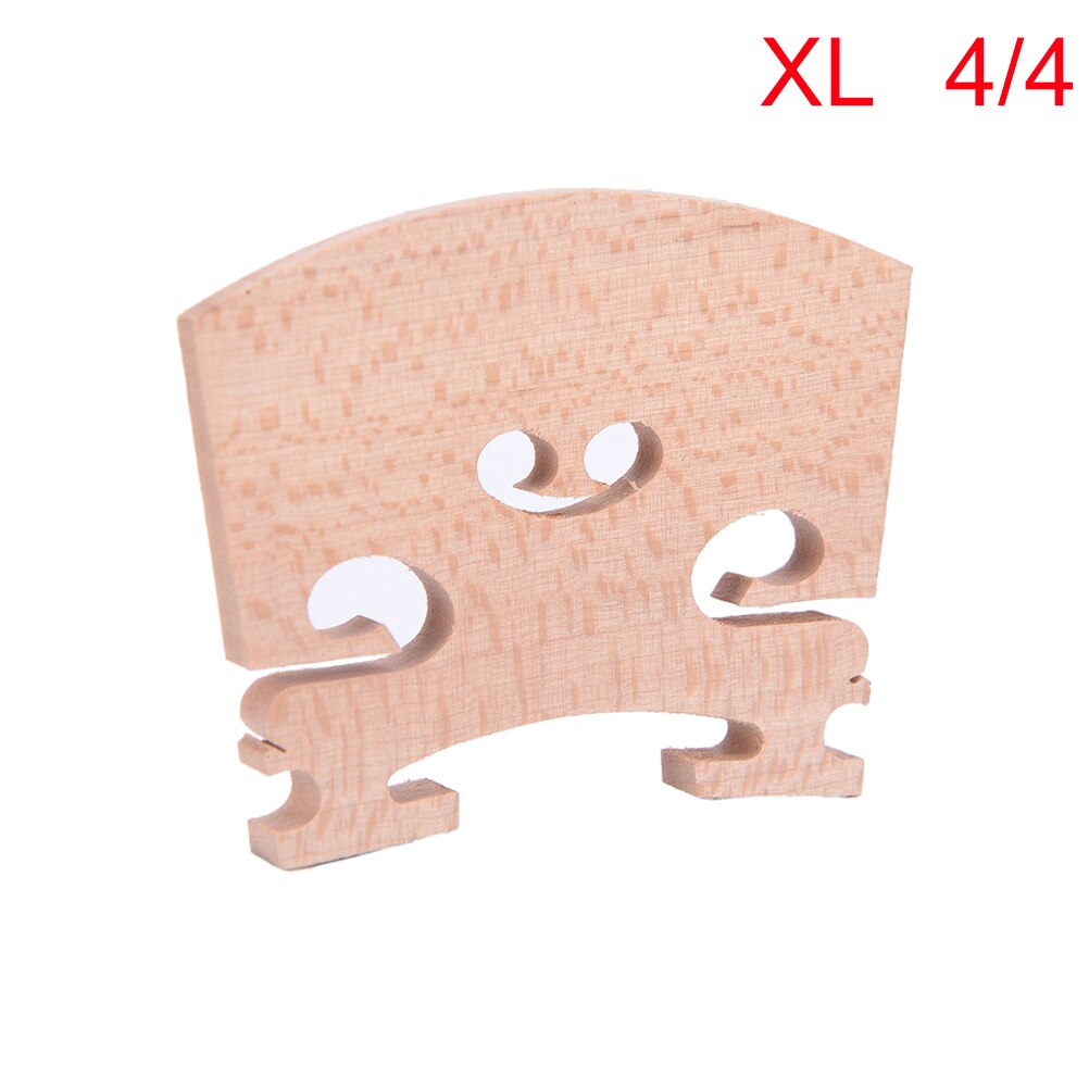 1pc Maple Wood Violin Bridges Handmade Accessories for 4/4 , 3/4 , 1/2 , 1/4 Size Violin Musical Instrument Parts: XL