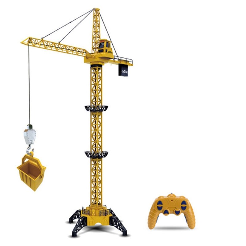 Grúa grande Sitong de juguete con Control remoto inalámbrico para camión con luz, modelo de construcción pesado 80: Default Title