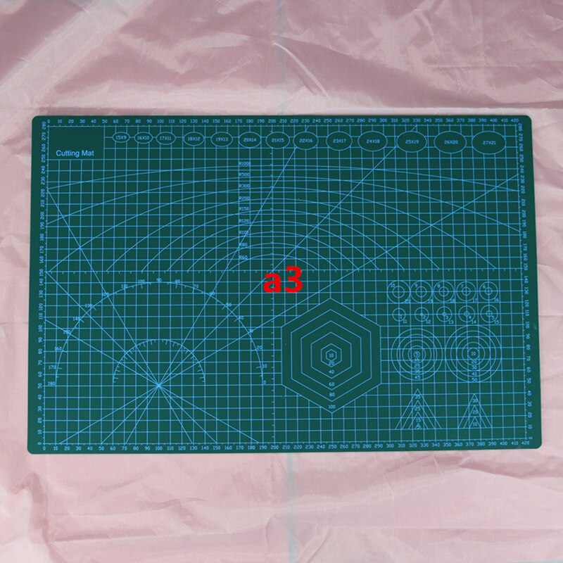 A3 Double Sided Self Healing 5 Layers Cutting Mat Metric/Imperial 45cmx 30cm Quilting Ruler Suitable For Paper Card Fabric Craft