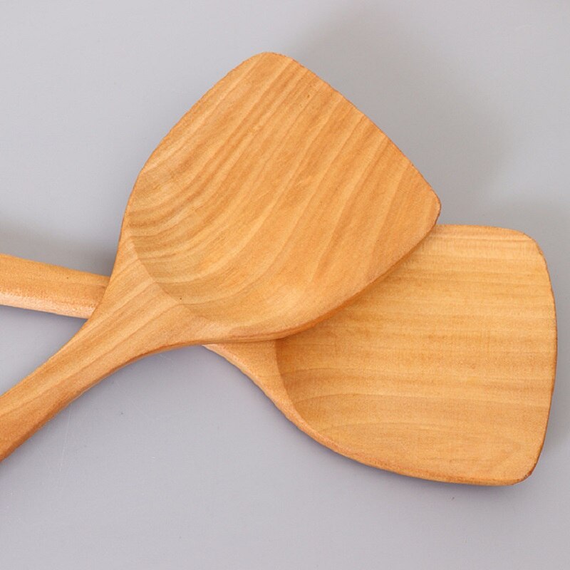 2022New Cooking Utensils Wooden Turners Pancake Shovel Pot Spatula Frying Fish Shovel Kitchen Tools