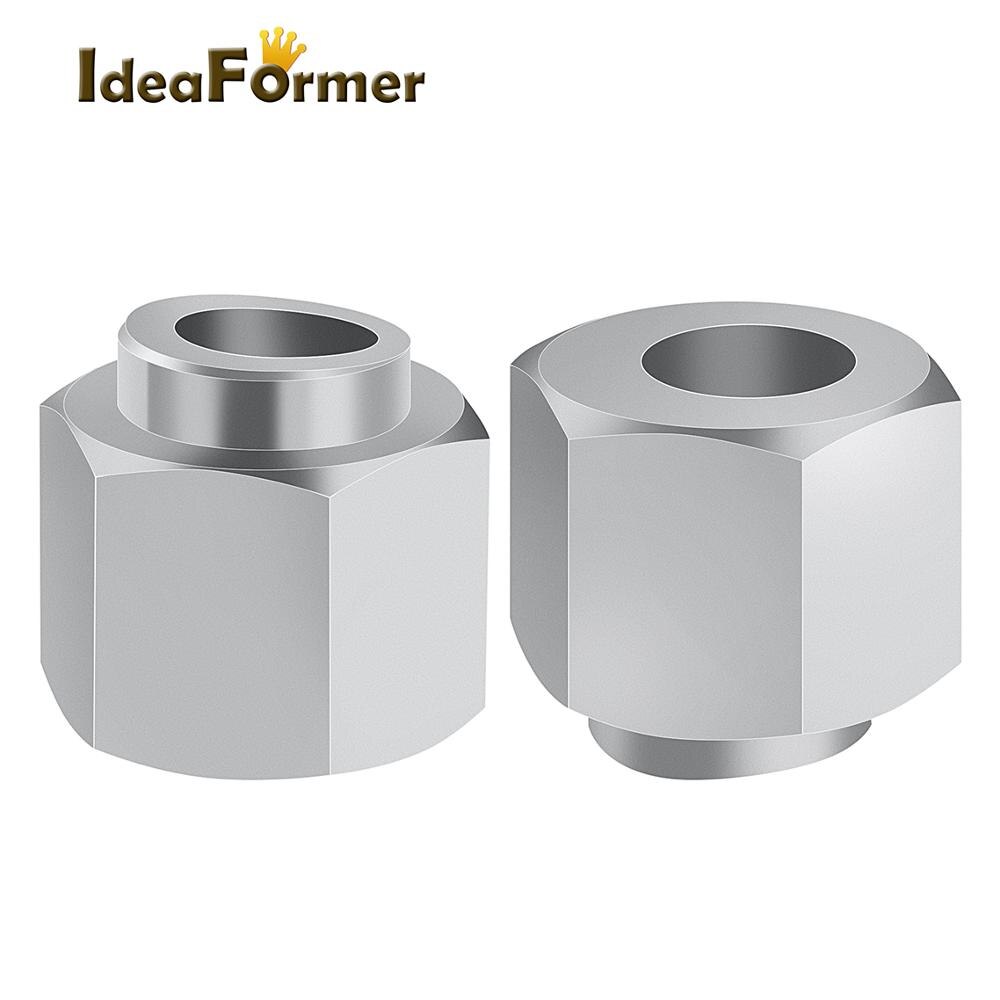 5/10pz parti della stampante 3D Openbuilds distanziatore eccentrico ruota a V colonna eccentrico isolamento vite dado v-fessura acciaio inossidabile Foro5MM