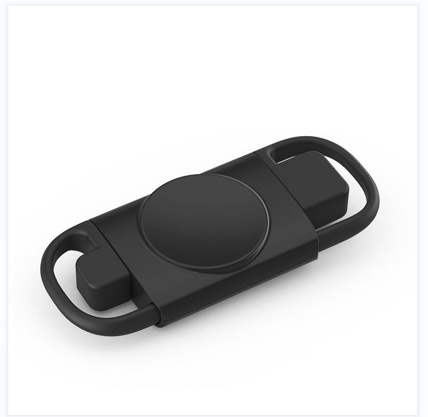 Mini station de chargement sans fil magnétique pour Apple Watch série 8 7 6/5/4/SE/3/2, câble de chargement sans fil Portable pour iwatch: Noir