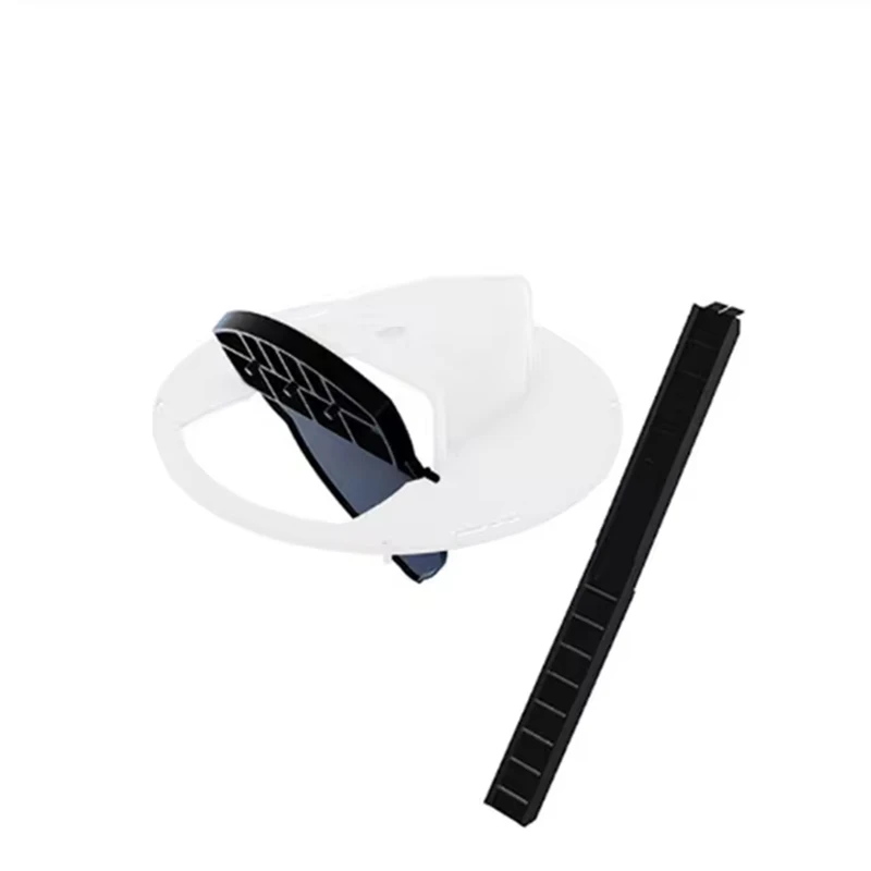 Trampa inteligente para ratones Pitfall, cubo de reinicio automático, tapa de cubo deslizante, reinicio automático después de atrapar ratones: Blanco