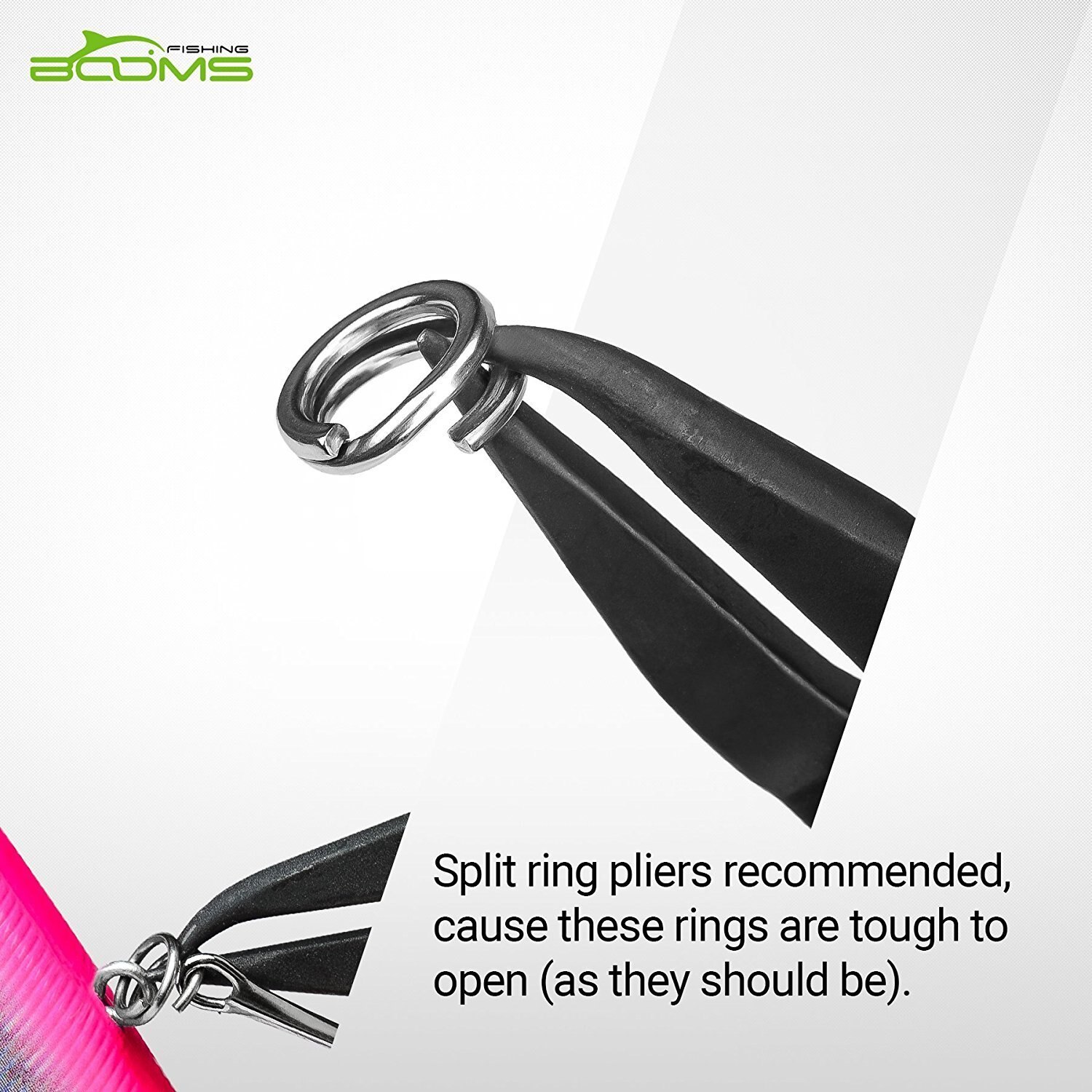 Booms Fishing FSR Stainless Steel Split Ring