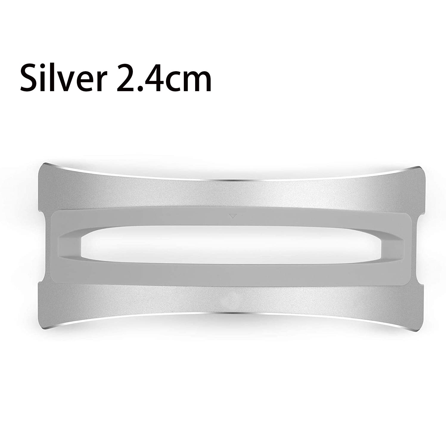 Vertikal aluminium plassbesparende antiskli bærbar stativ stasjonær montert holder til eple macbook pro luft netthinnen laptop tilbehør: Sølv 2.4cm