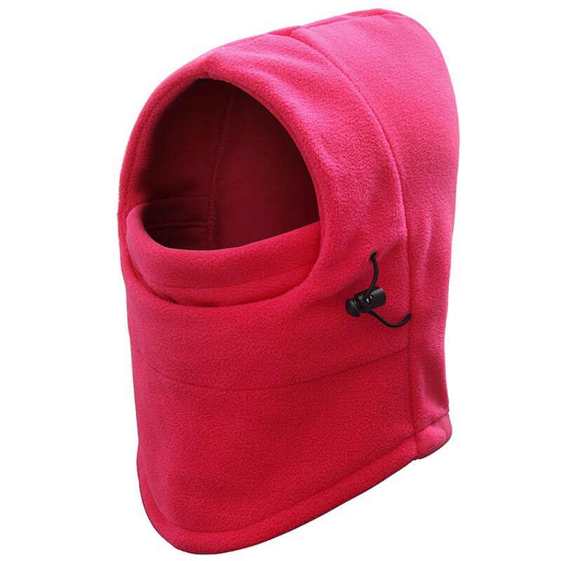 Thermal Fleece Balaclava Hat Hooded Neck Warmer Winter Sports Face Mask for Men Bike Helmet Beanies Masked cap